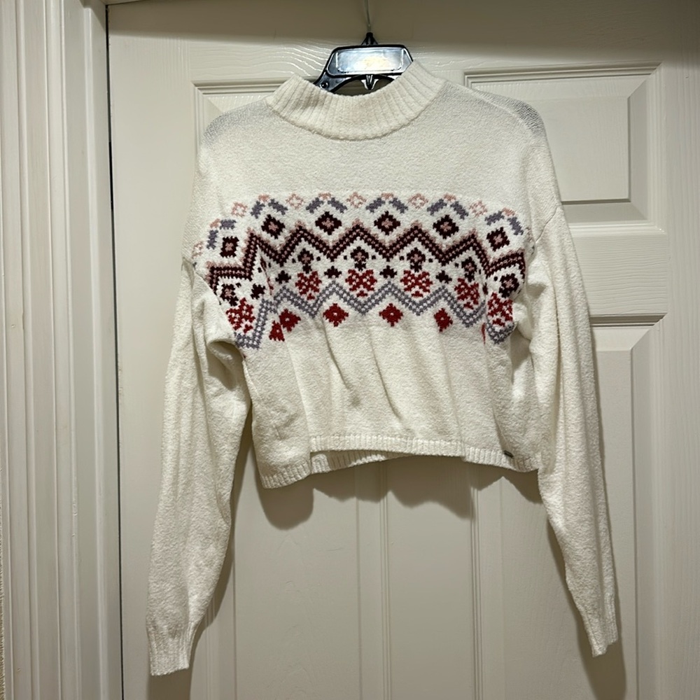 Hollister crop sweater